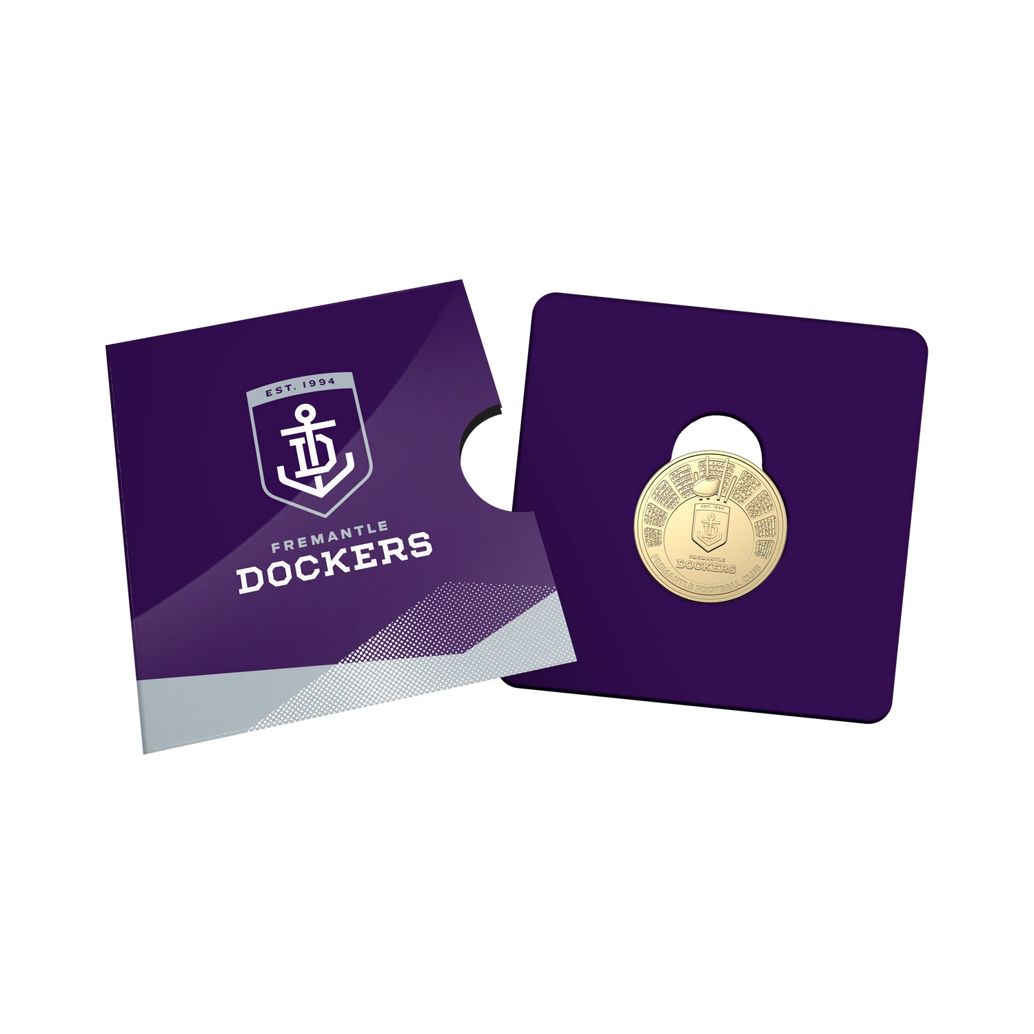 AFL 2024 $1 Uncirculated Coin - Fremantle Dockers